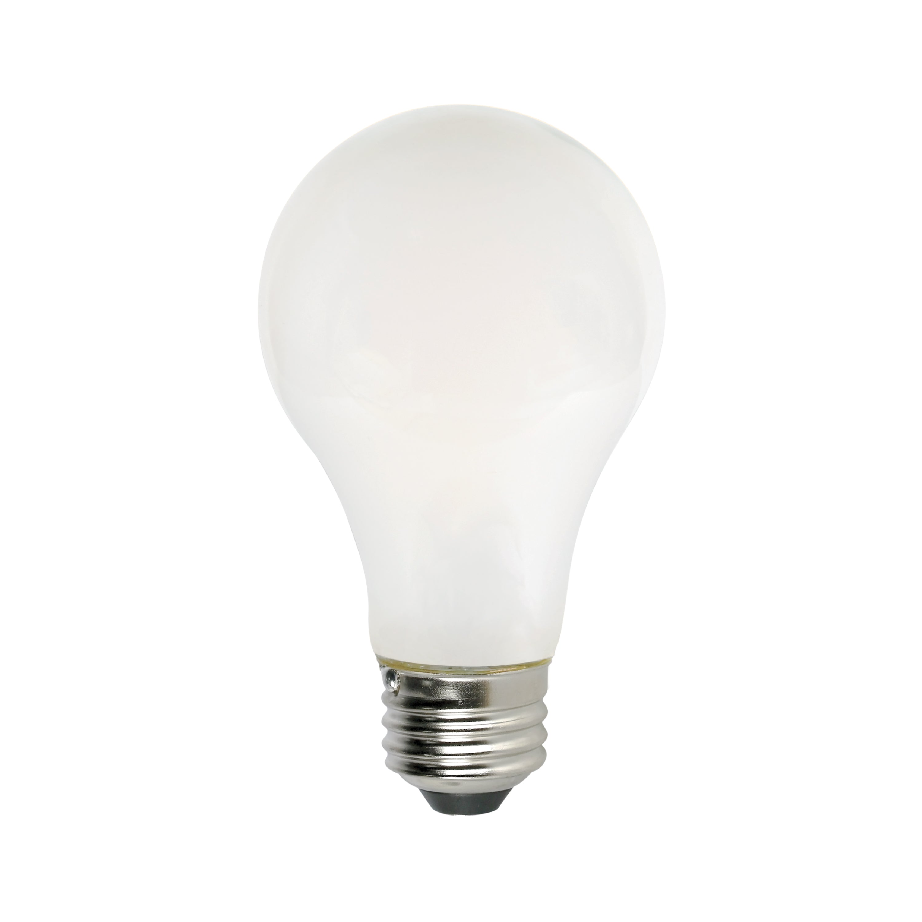 CLEANLIFE® 120VAC A19 White Glass LED Light Bulb 9W (75W Equivalent) Non-Dimmable