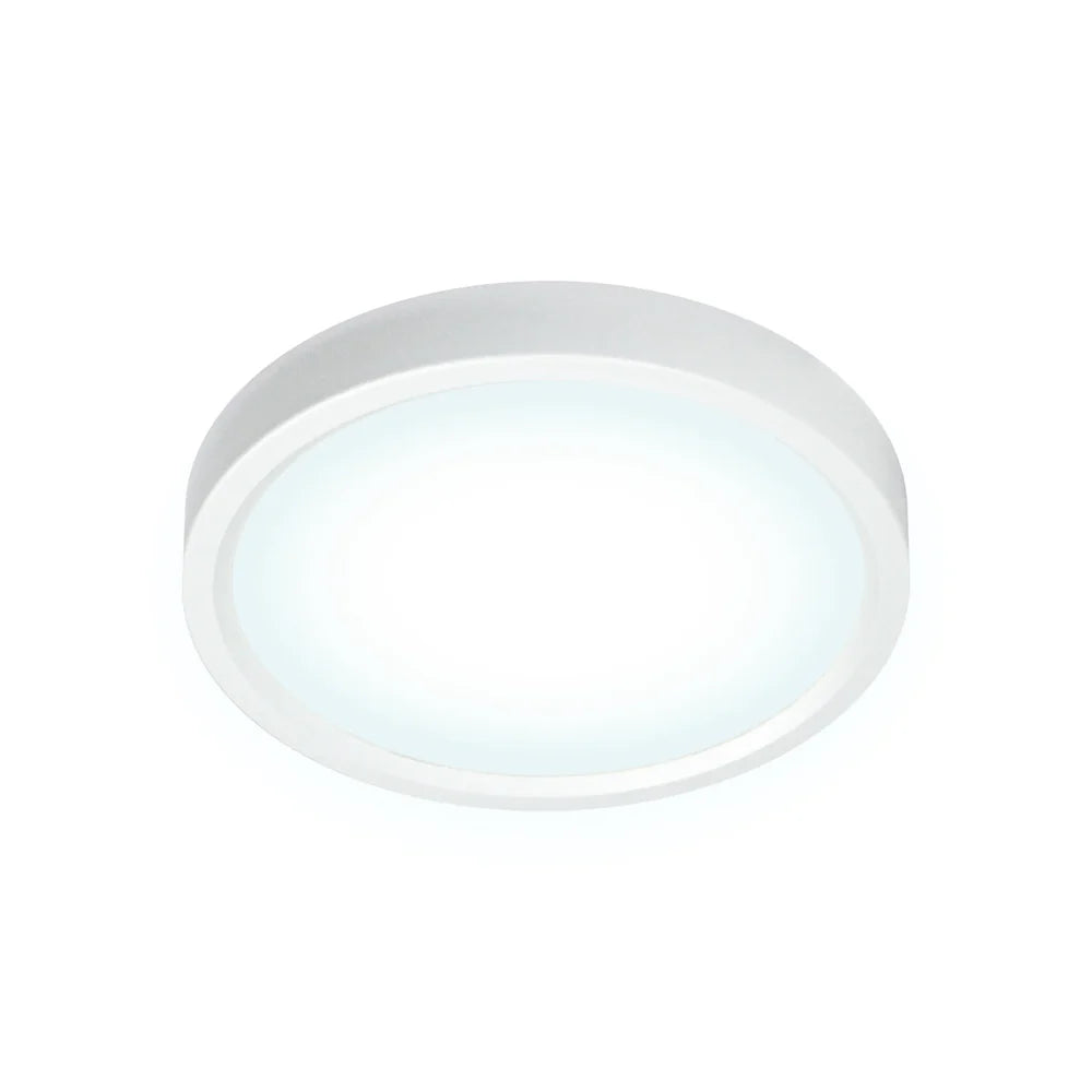 5" CLEANLIFE® 48-51V DC Edgelit LED Round Panels, 4000K