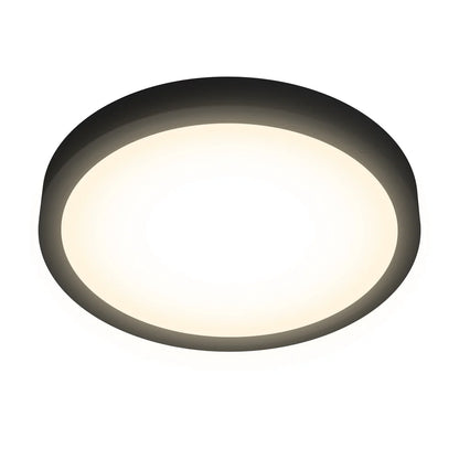 7" CLEANLIFE® 48-51V DC Edgelit LED Round Panel, 3000K