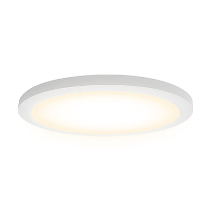 12" CLEANLIFE® 48-51V DC Edgelit LED Round Panel, 3000K