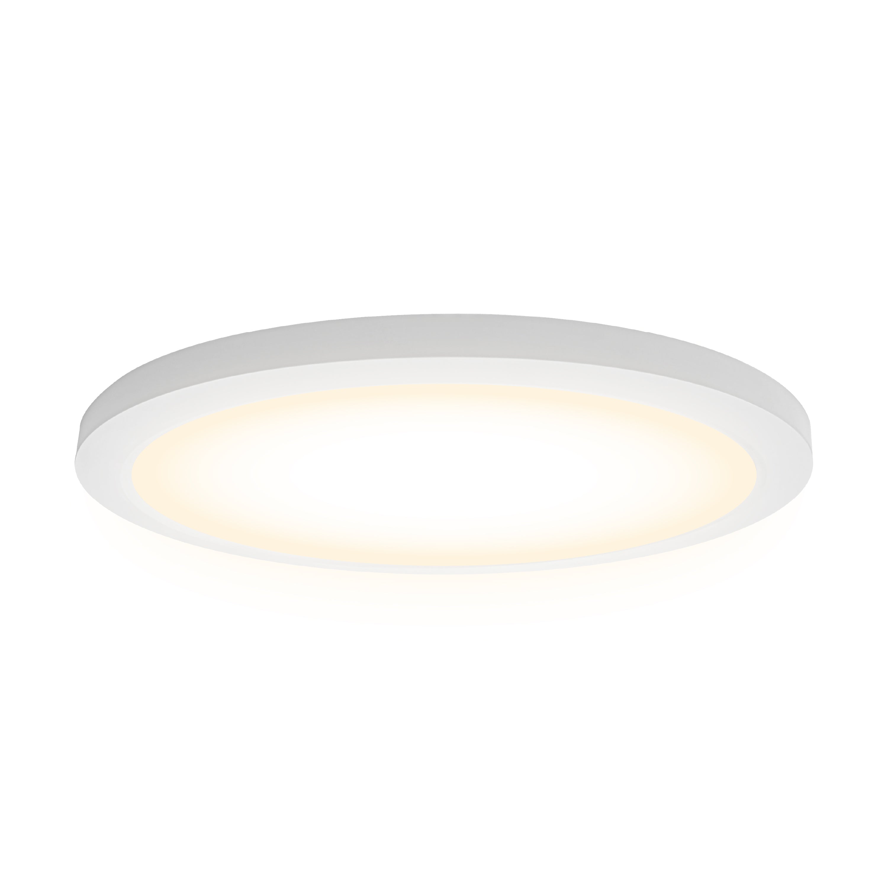 12" CLEANLIFE® 48-51V DC Edgelit LED Round Panel, 3000K