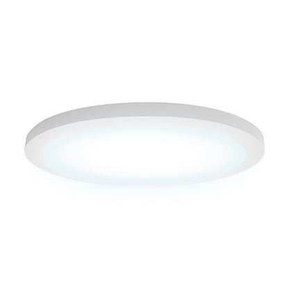 12" CLEANLIFE® 48-51V DC Edgelit LED Round Panel, 4000K