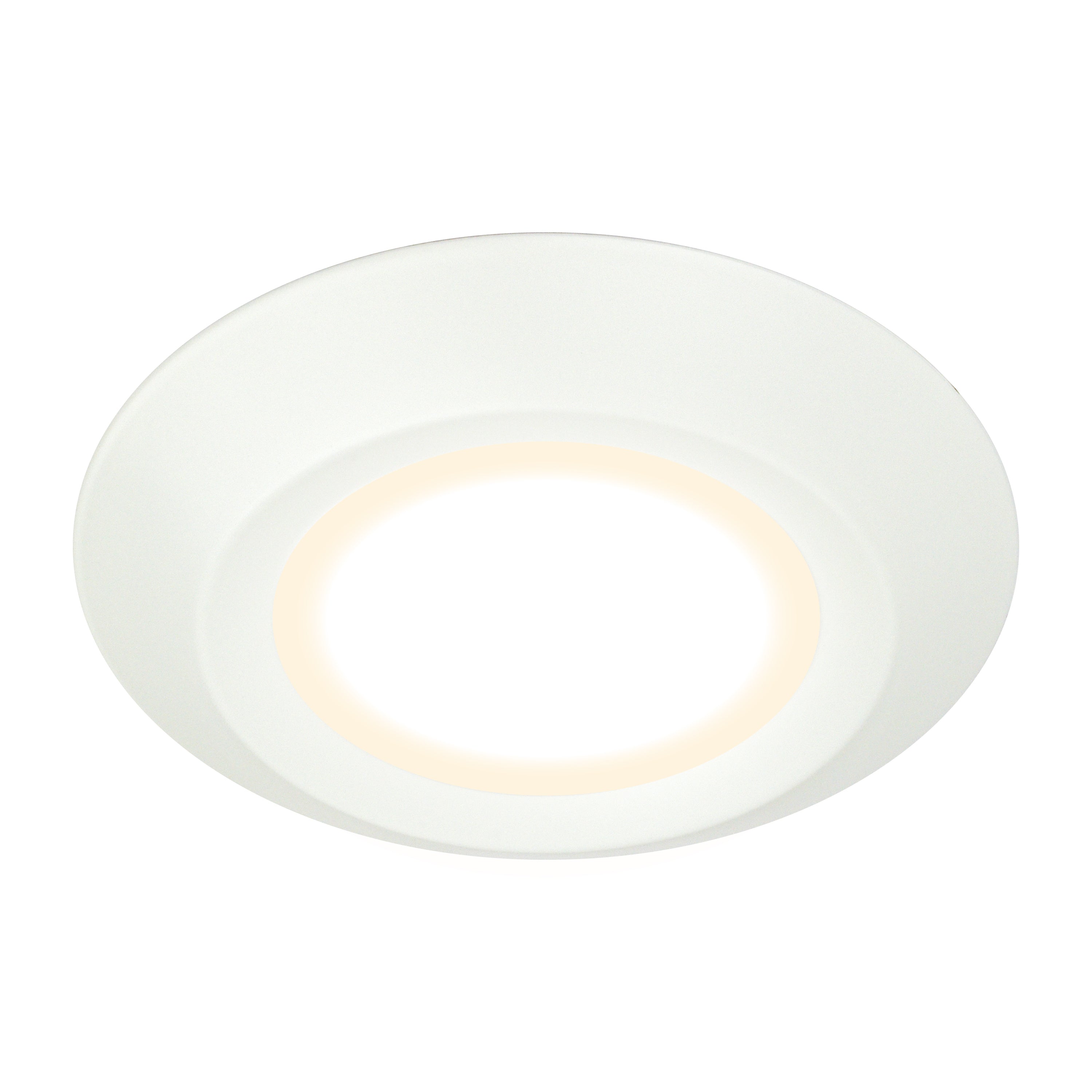CLEANLIFE® 48-51V DC 7" LED Flush Mount Disc Light, 3000K (2-Pack)