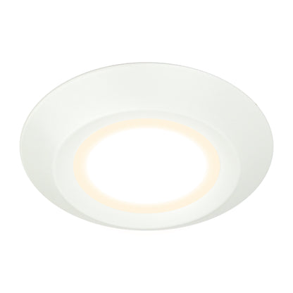 CLEANLIFE® 48-51V DC 7" LED Flush Mount Disc Light, 3000K (2-Pack)