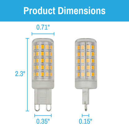 CLEANLIFE® 120VAC G9 LED Light Bulb 4W (35W Equivalent) Dimmable