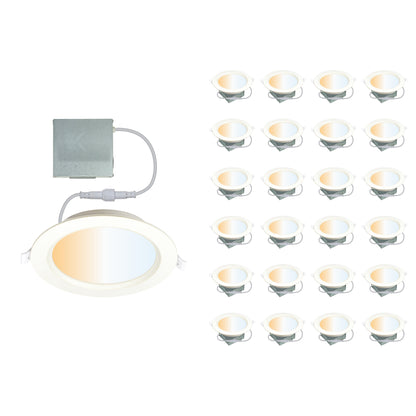 CLEANLIFE® 120VAC 6" Recessed LED Canless Downlight