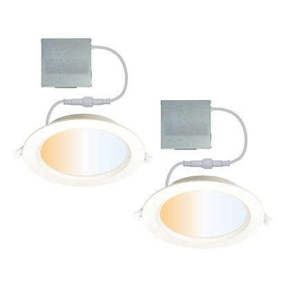 CLEANLIFE® 120VAC 6" Recessed LED Canless Downlight