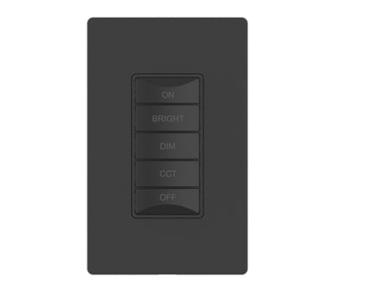 CLEANLIFE® Smart 5-Button Kinetic CCT Tunable Control Switch (Wall Plate Included)