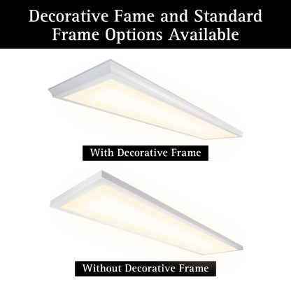 ULTRALUX® LED 1x4 Surface Mount Panel with Decorative Frame
