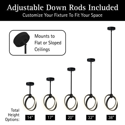 ULTRALUX® 120VAC ULTRALUX® Jaiya Orb LED Pendant