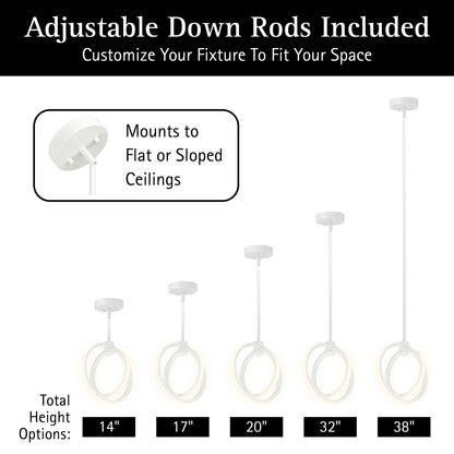 ULTRALUX® 120VAC ULTRALUX® Jaiya Orb LED Pendant