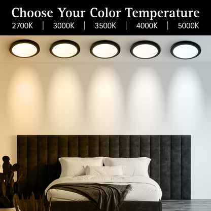 ULTRALUX® 120VAC 12" Edgelit Round Panel with Magnetic Trims