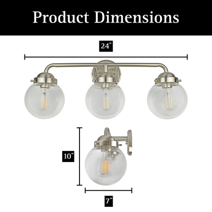 ULTRALUX® 120VAC Transitional Vanity 3-Light