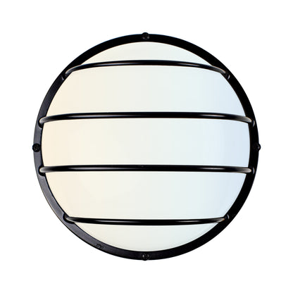 120VAC ULTRALUX® 9" Utility LED Outdoor Round Bulkhead Light - CCT Switchable (3000K/4000K/5000K)