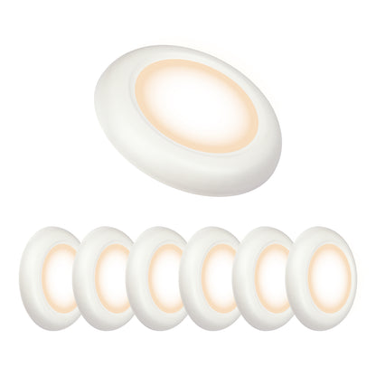 ULTRALUX® 120VAC 6" Utility LED Slim Flush Mount