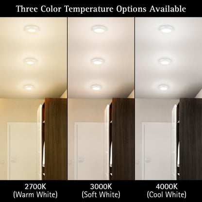 ULTRALUX® 120VAC 8" Utility LED Slim Flush Mount