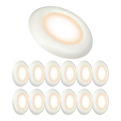 ULTRALUX® 120VAC 8" Utility LED Slim Flush Mount