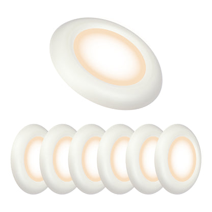 ULTRALUX® 120VAC 8" Utility LED Slim Flush Mount