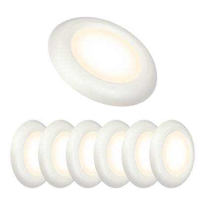 ULTRALUX® 120VAC 8" Utility LED Slim Flush Mount