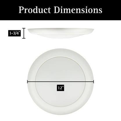 ULTRALUX® 120VAC 12" Utility LED Slim Flush Mount