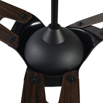 CARRO® HOFFEN 24VDC 3-Blade Smart Ceiling Fan with LED Light Kit & Remote – Matte Black *Free Shipping*