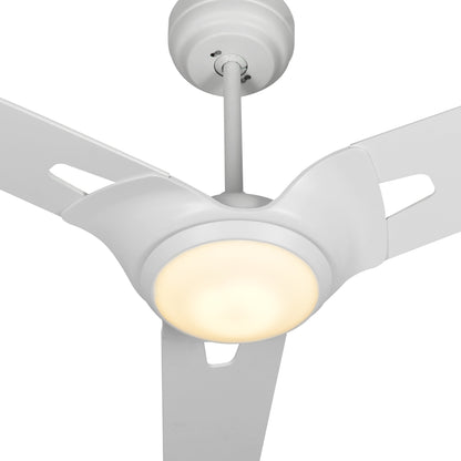CARRO® HOFFEN 24VDC 3-Blade Smart Ceiling Fan with LED Light Kit & Remote – Matte White *Free Shipping*