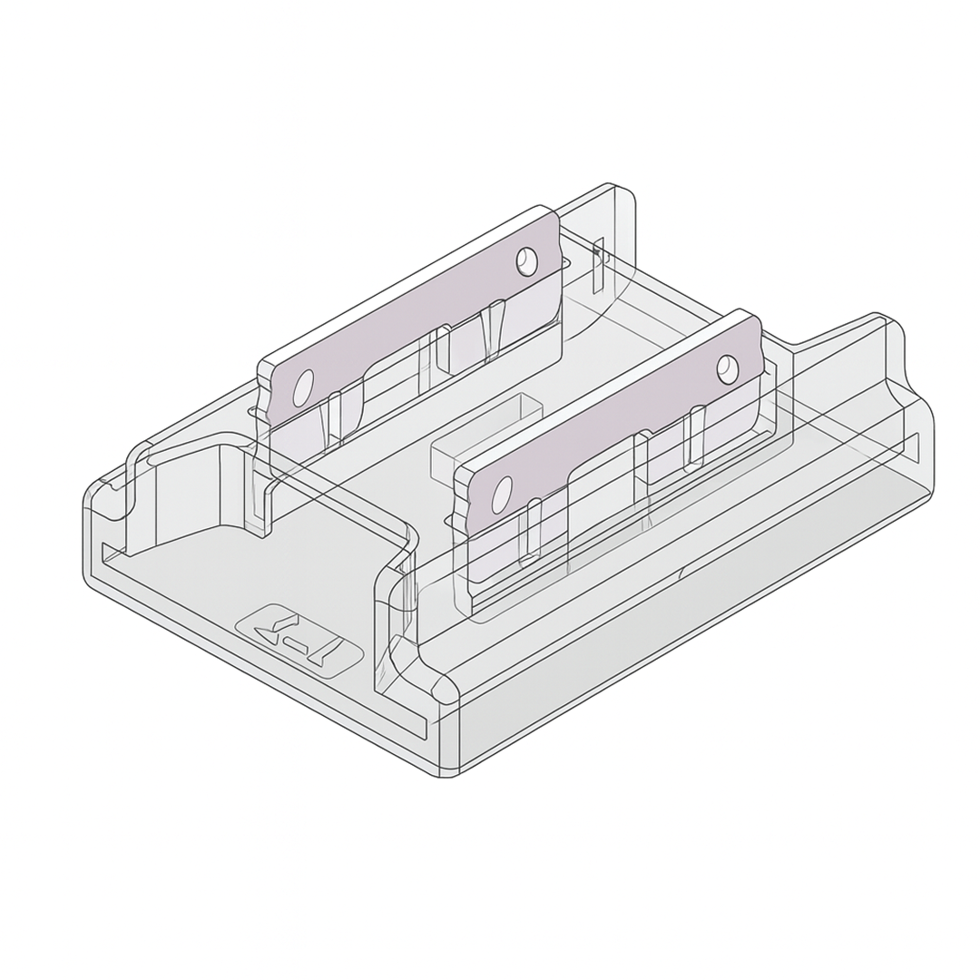 CLEANLIFE® Smart PCB-Wire Fixed CCT IP-20 COB Tape Light Connector