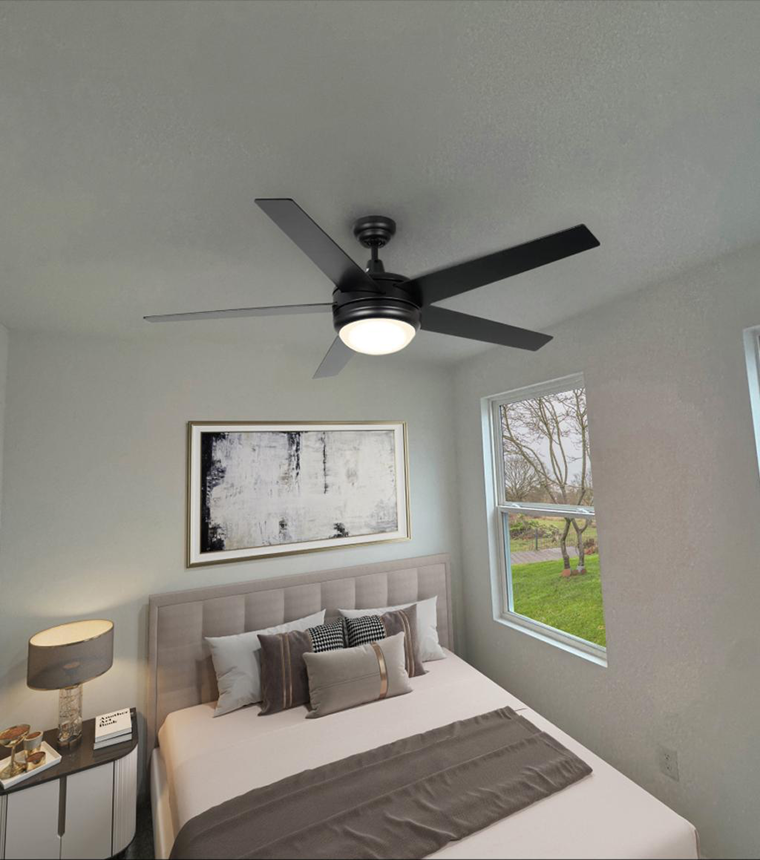 CLEANLIFE® 24V DC Ceiling Fan Upgrade Kit - Matte Black *Free Shipping*