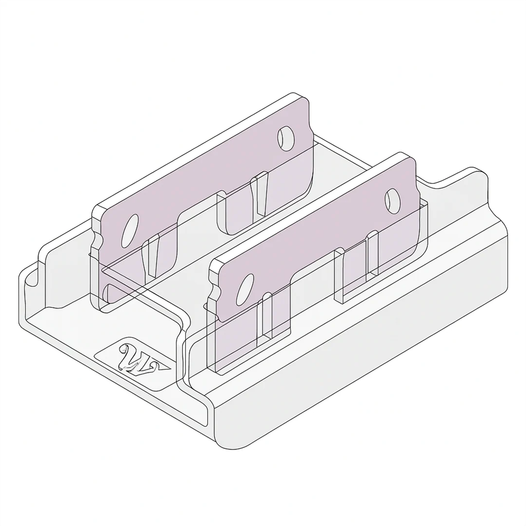 CLEANLIFE® Smart PCB-Wire Tunable White IP-20 COB Light Strip Connector