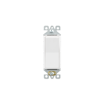 CLEANLIFE® Single-Pole On/Off Paddle Switch (Wall Plate Included)
