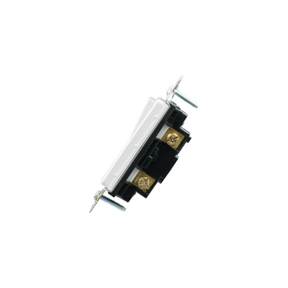 CLEANLIFE® Single-Pole On/Off Paddle Switch (Wall Plate Included)