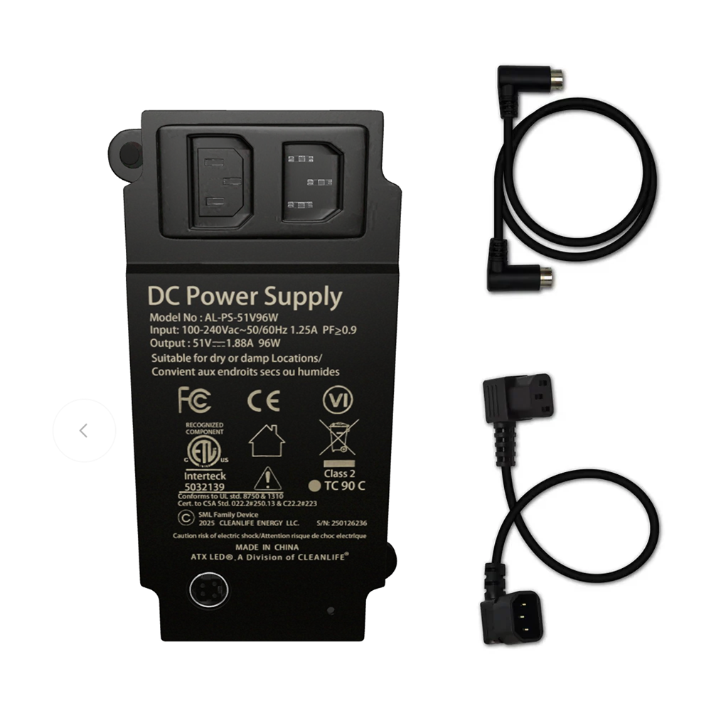 ATX LED® 51V DC 96W Power Supply for 48-51V DC Lighting